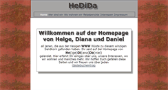 Desktop Screenshot of hedida.de