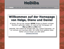 Tablet Screenshot of hedida.de